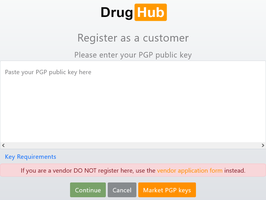 DrugHub Login, a dark-themed login form with username and password fields
